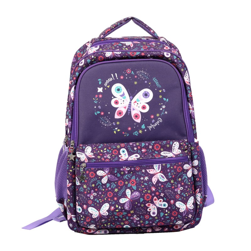 나비 폴리에스터 어깨 학교 가방